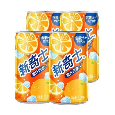 SUNKIST Sparkling Orange Juice Drink 4s