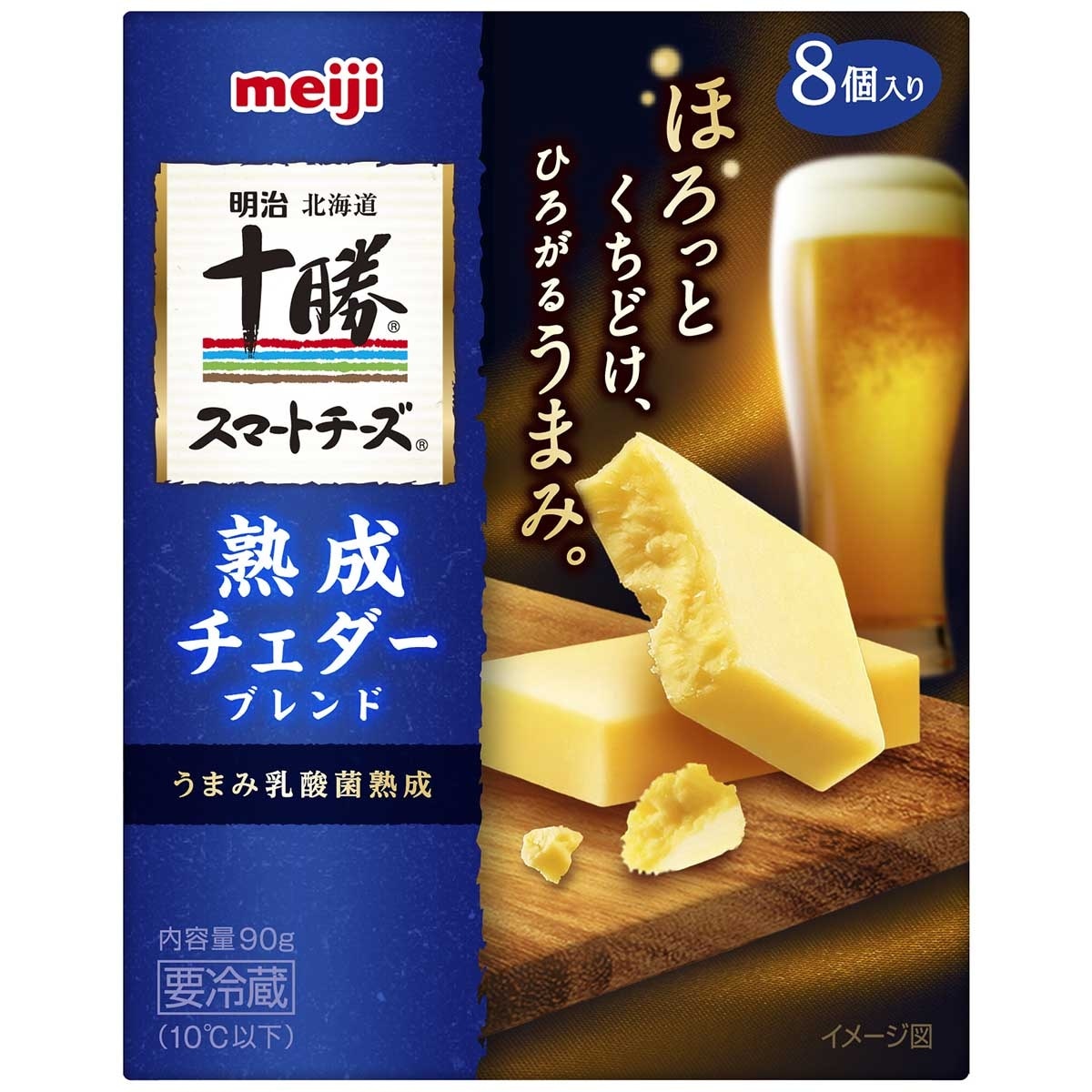 明治 北海道十勝熟成車打芝士８粒裝[日本](冷凍 0-4°c)