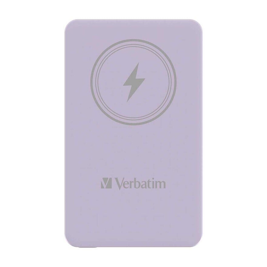 VERBATIM Magnetic Wireless Power Pack Purple