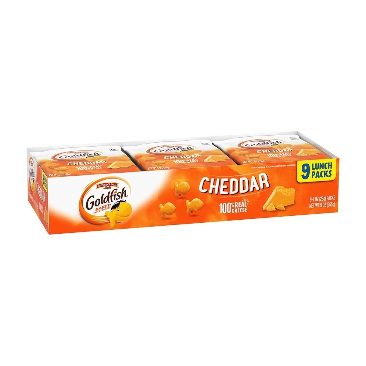 PEPPERIDGE FARM Goldfish Cheddar Cracker 9 Multipack