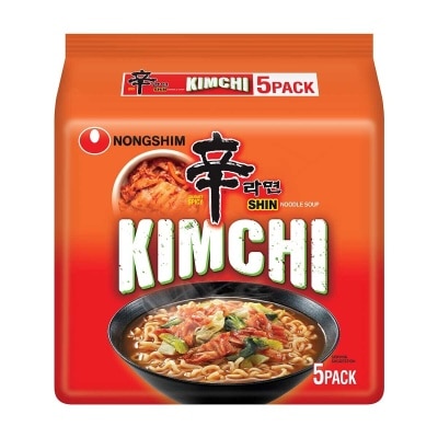 農心 辛辣泡菜麵（５包裝）