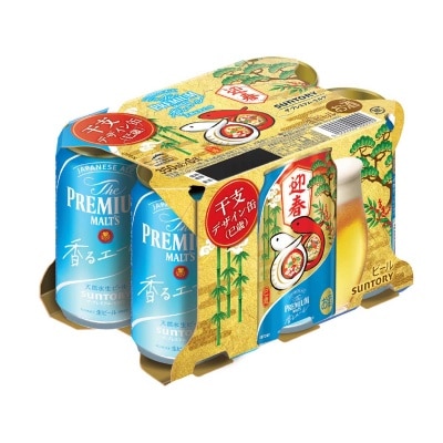 三得利 日本三得利香濃愛爾啤酒 (2026馬年特別版)350毫升6罐裝"包裝随機"