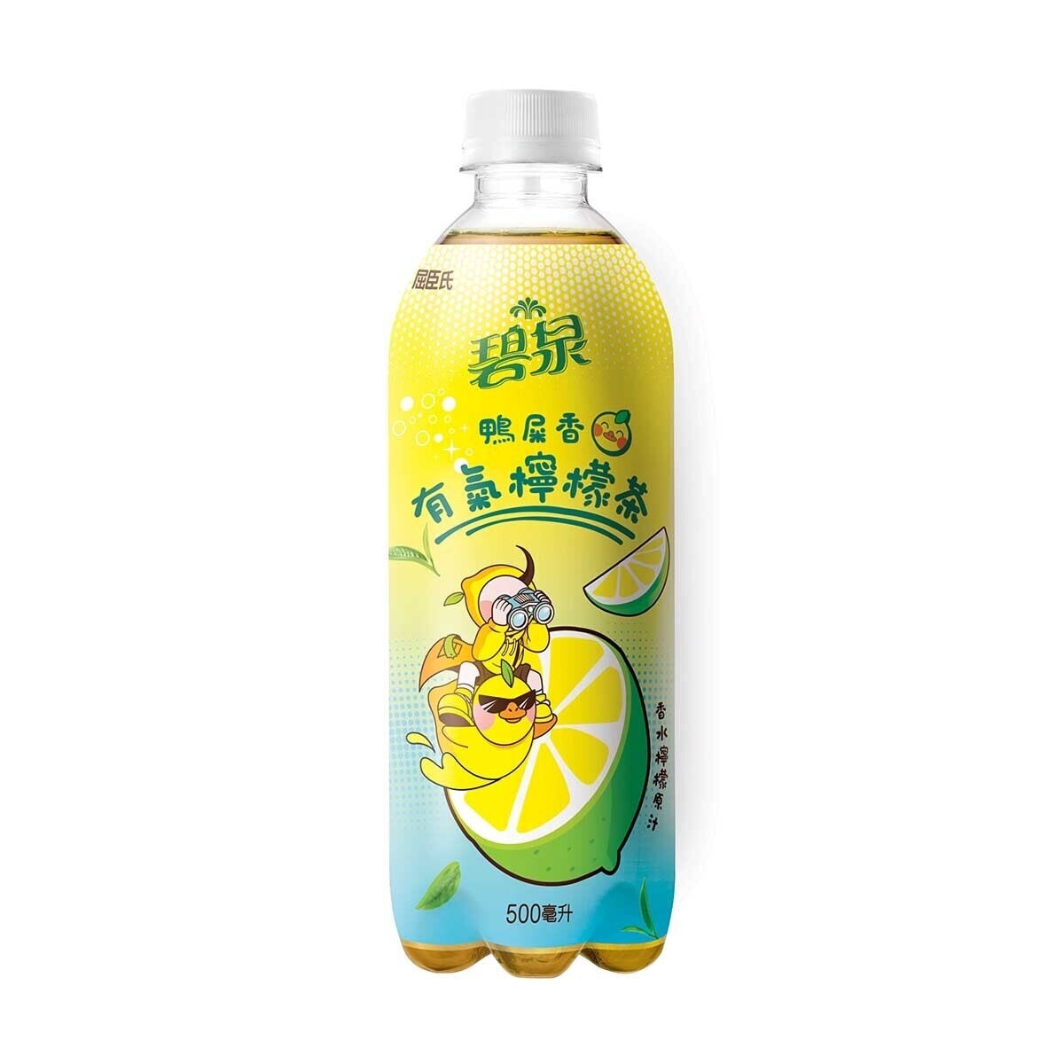 CRYSTAL SPRING Sparkling Lemon Tea Drink 500ml