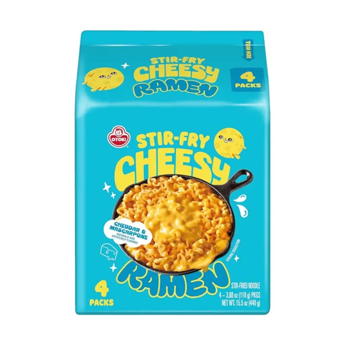 OTOKI Cheddar Cheese Stir-fry Cheesy Ramen