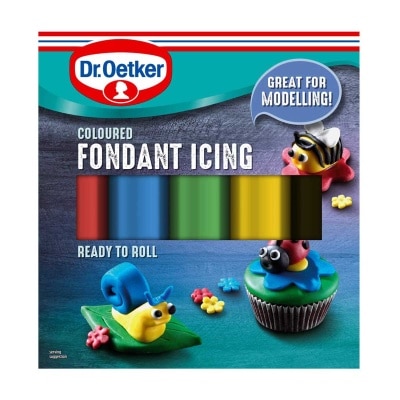 DR.OETKER - 即用糖霜皮-紅,黃,藍,綠,黑色
