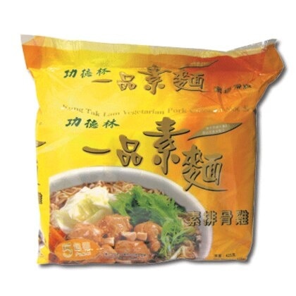 功德林 一品素麵排骨雞麵5包庄