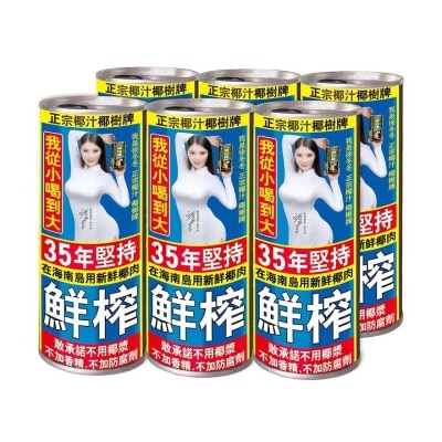 YESHU 椰樹牌椰子汁 245ML x 6