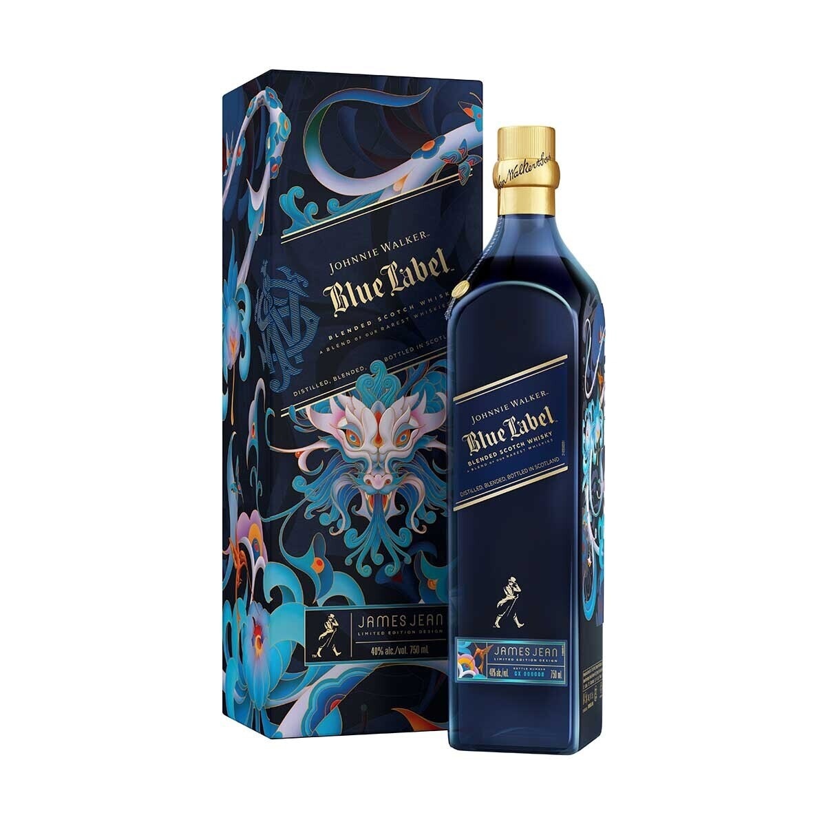 JOHNNIE WALKER Johnnie Walker Blue Label Scotch Whisky Year Of Dragon Limited Edition 750ml