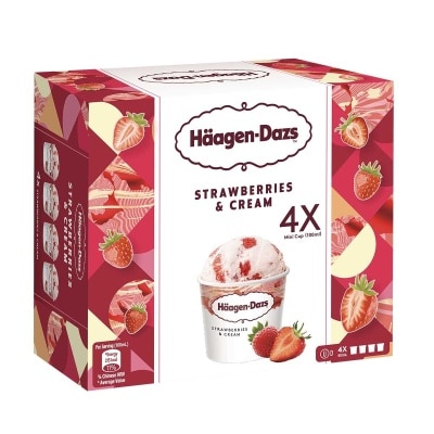 HAAGEN-DAZS 士多啤梨雪糕杯家庭裝