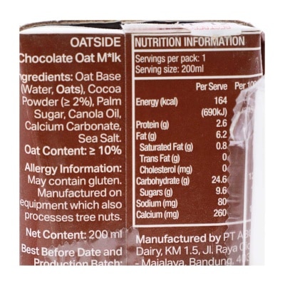 OATSIDE Chocolate  Milk