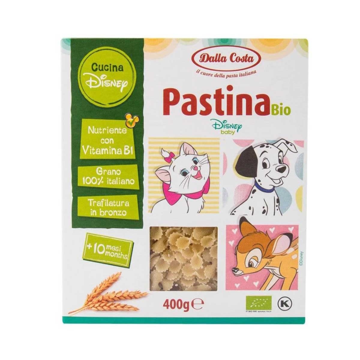 DALLA COSTA Org Farfallin Pasta Mini Disney 10m+