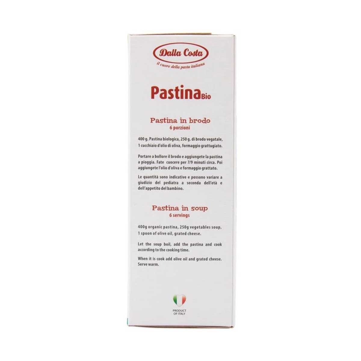 DALLA COSTA Org Farfallin Pasta Mini Disney 10m+