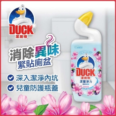 TOILET DUCK Deep Action Gel Dazzling Petals