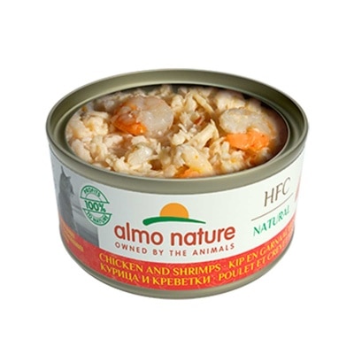 ALMO NATURE 貓罐頭（雞肉鮮蝦）