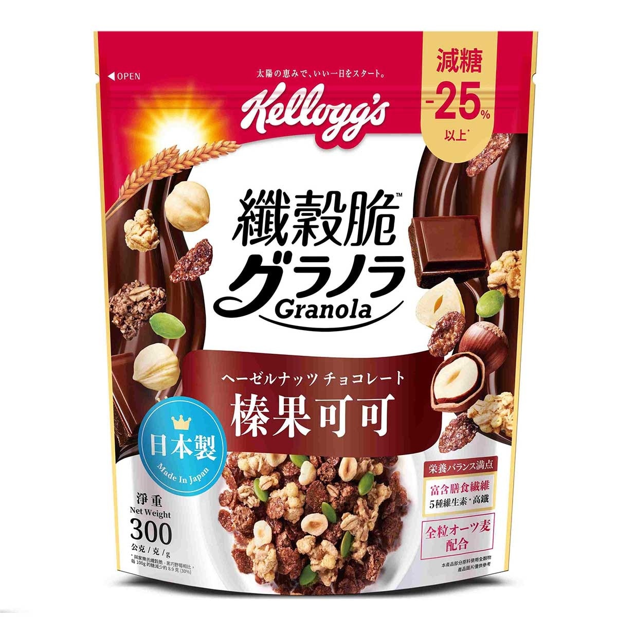 家樂氏 榛果可可纖穀脆