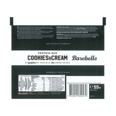 BAREBELLS Barebells Bar Cookies Cream (case)