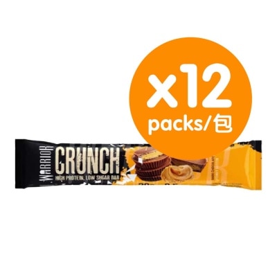 WARRIOR - 黑朱古力花生醬味香脆高蛋白棒 (原箱)