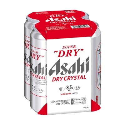 ASAHI Dry Crystal 4-king Can Pack