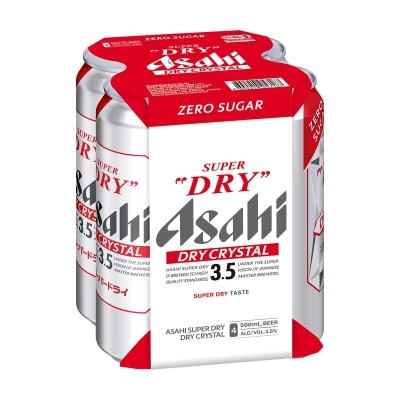 ASAHI - Dry Crystal 4-king Can Pack