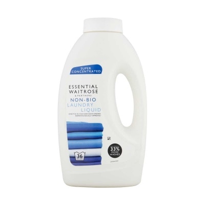 WAITROSE Laundry Liquid Non Bio 36w