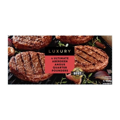 ICELAND LUXURY Aberdeen Angus Burger 4pc