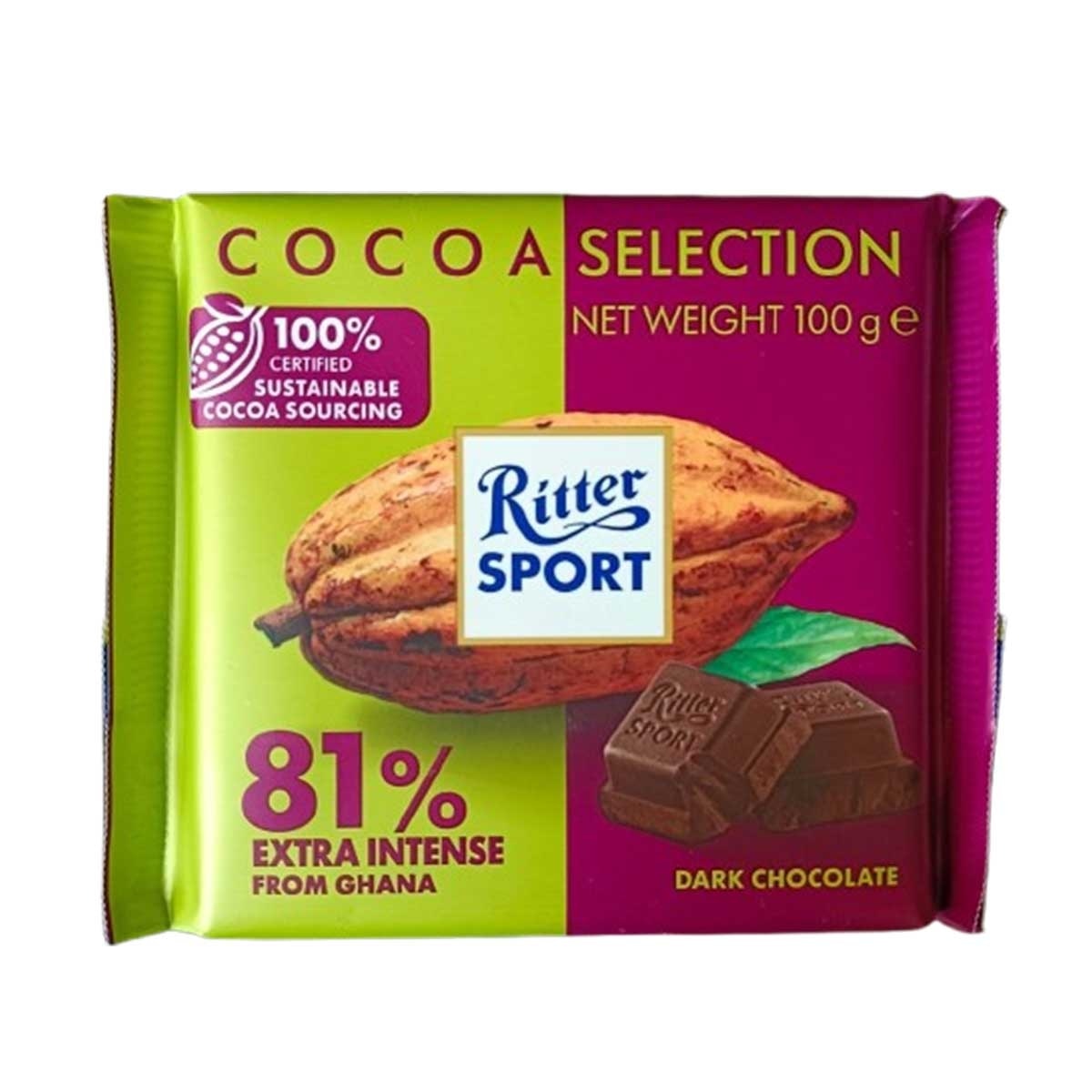RITTER SPORT Dark Choco 81%