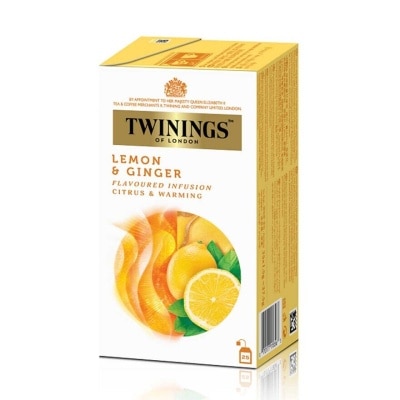 TWININGS Lemon & Ginger  Infusion Tea