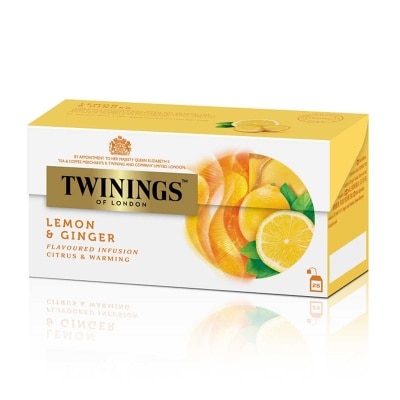 TWININGS Lemon & Ginger  Infusion Tea