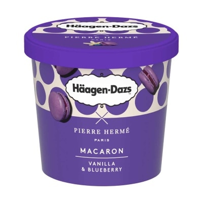 HAAGEN-DAZS Macaron Vanilla & Blueberry Ic Fp