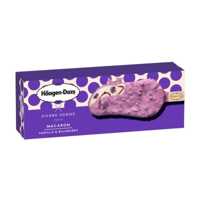 HAAGEN-DAZS 呍呢嗱藍莓馬卡龍脆皮雪糕批
