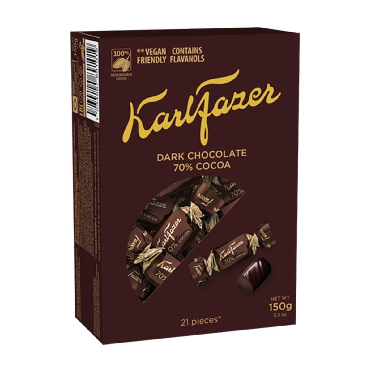 KARL FAZER Dark Chocolate 70% Cocoa