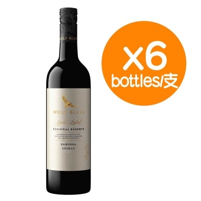 WOLF BLASS Ps Gold Label Shiraz (6 Bottles)