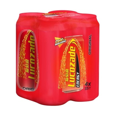 LUCOZADE Energy Drink-original Flavour 4s