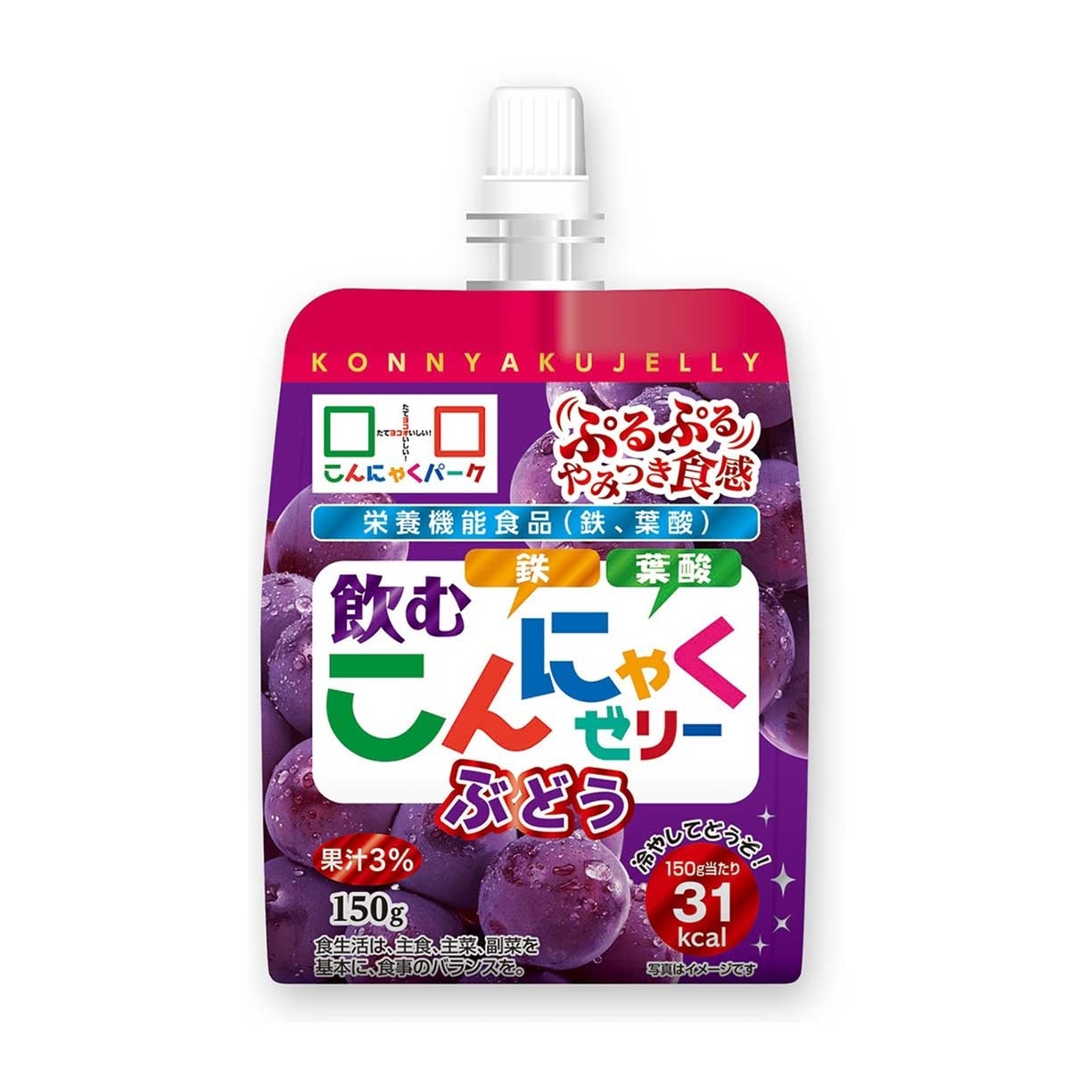 YOKOO Drinking Type Konnyaku Jelly Grape