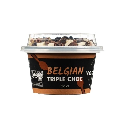 THE YOGHURT SHOP - Belgium Triple Chocolate Yoghurt (chilled 0-4°c)