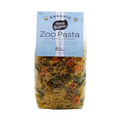 HONEST TO GOODNESS Org Zoo Pasta With Tomato & Spinach