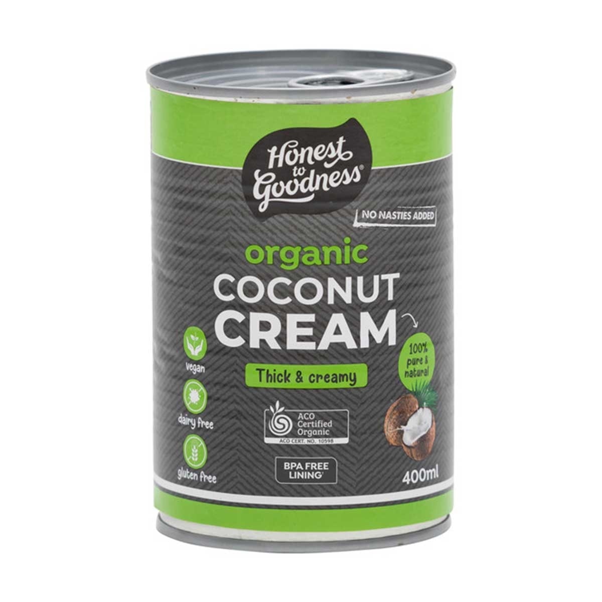 HONEST TO GOODNESS Organic Coconut Cream