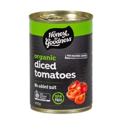 HONEST TO GOODNESS Organic Diced Tomatoes