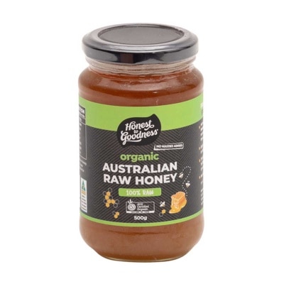 HONEST TO GOODNESS Organic Australian Raw Honey