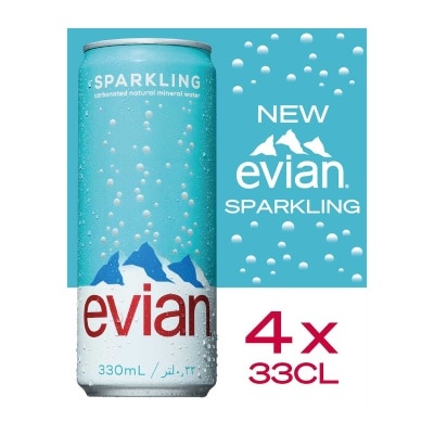 EVIAN Sparkling Natural Mineral  Water