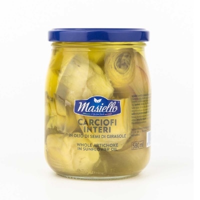 MASIELLO Whole Artichokes In Sunflower Oil