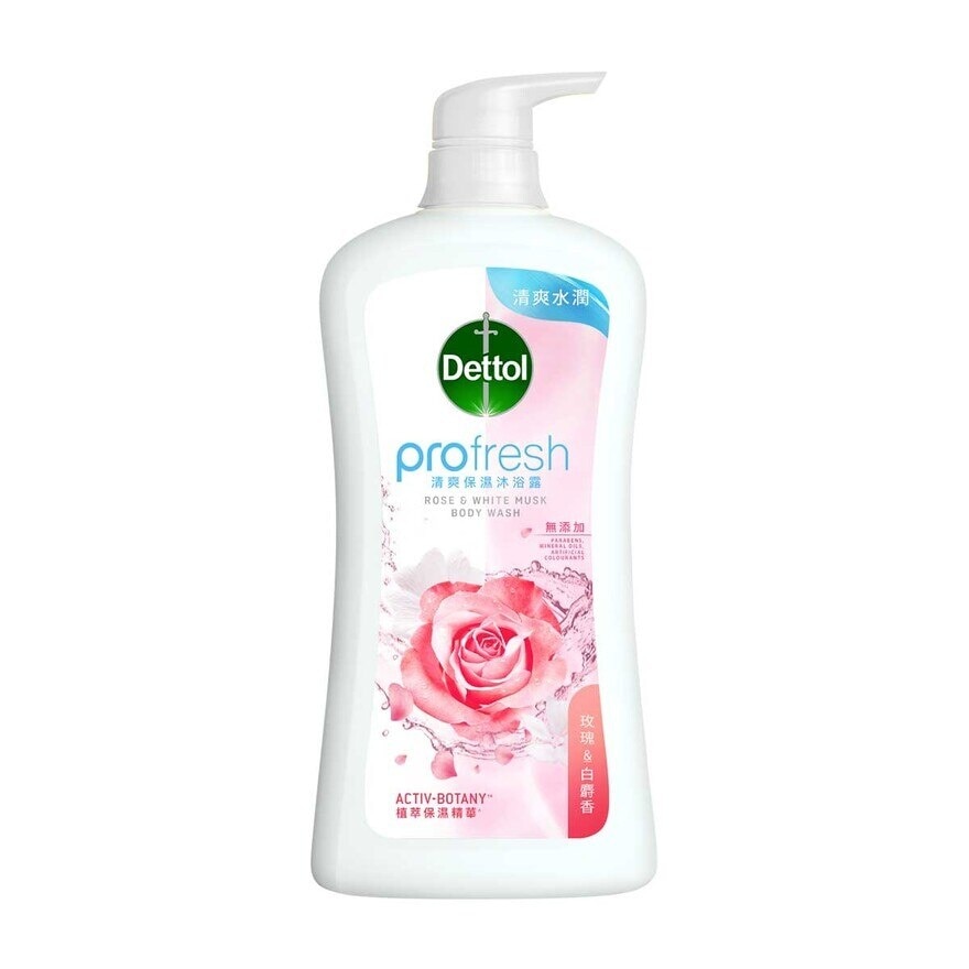 DETTOL Dettol Profresh Refreshing Body Wash  Rose & White Musk​ 900g