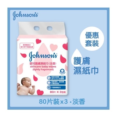 JOHNSON'S BABY Skincare Baby Wipes (lightly Fragranced)