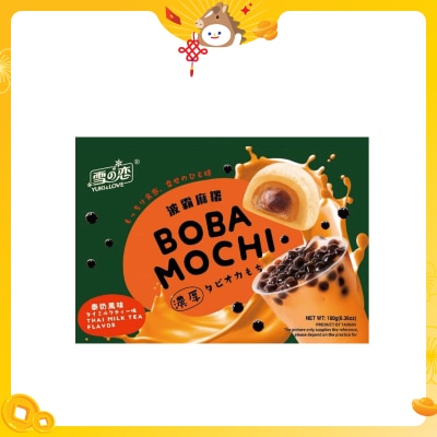YUKI & LOVE Boba Mochi (thai Milk Tea Flavor)