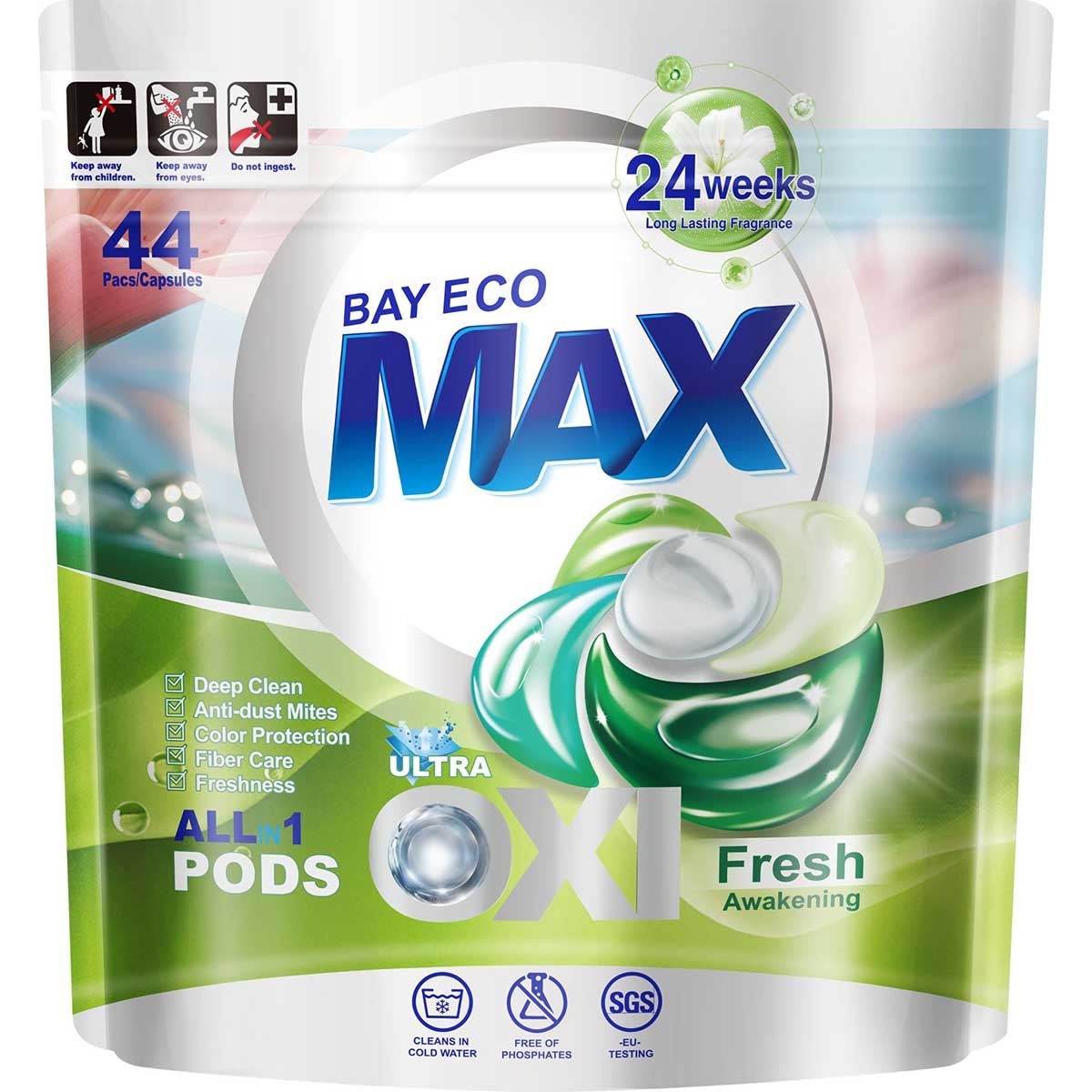 BAYECOMAX All In 1 Laundry Pods (fresh)