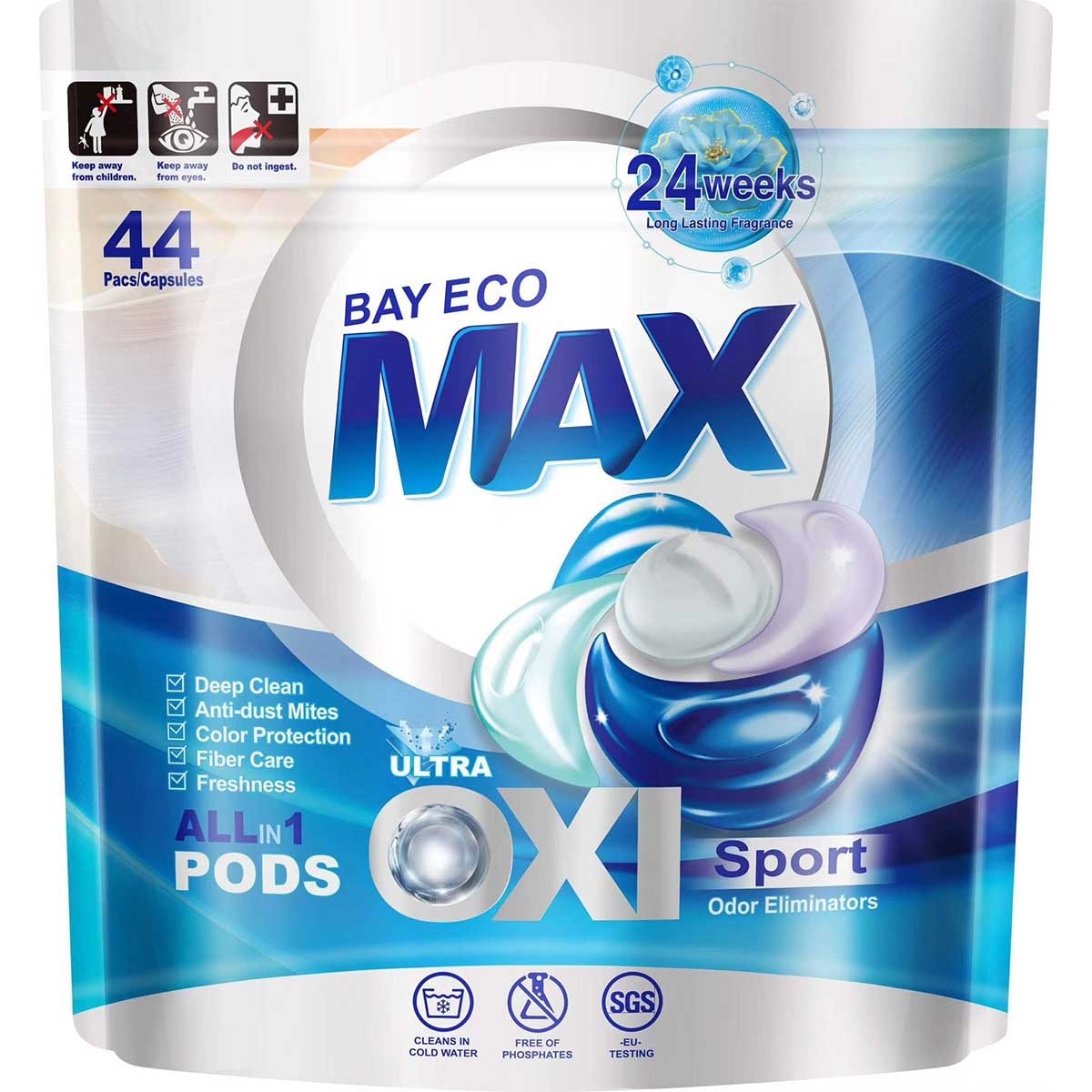 BAYECOMAX All In 1 Laundry Pods (sport)