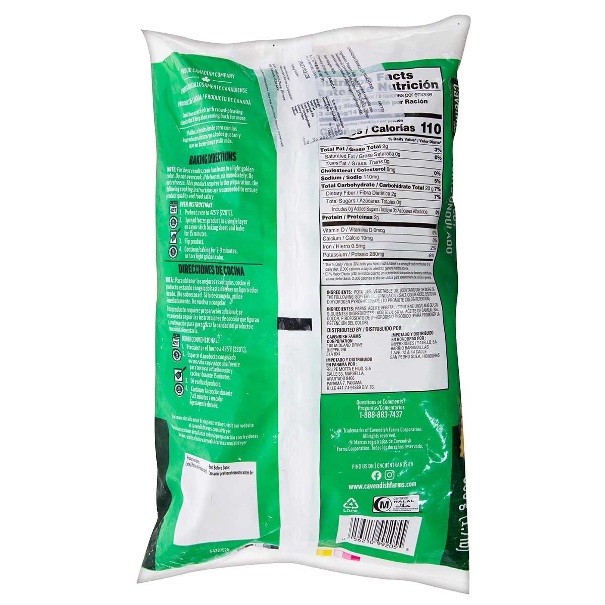 CAVENDISH Crinkle Cut French Fries