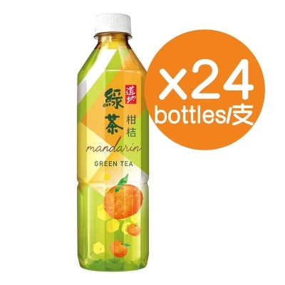 道地蜂蜜柑桔綠茶500毫升(24支)