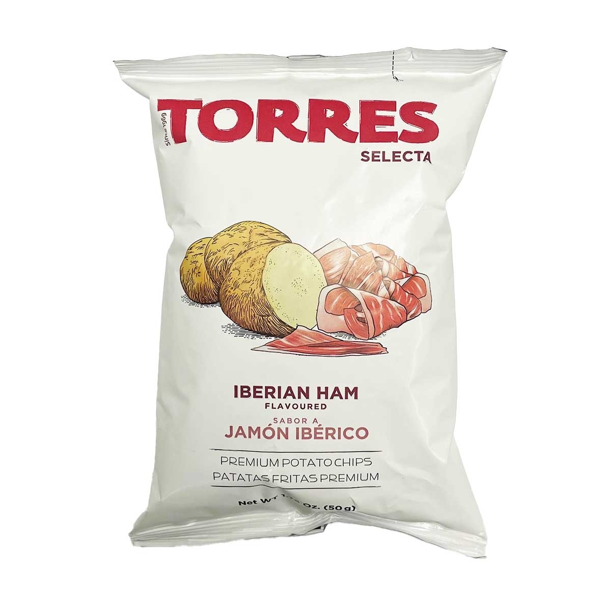 TORRES Iberian Ham Flavoured Potato Chips