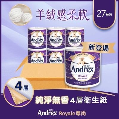 ANDREX Andrex Royale 4ply Rbt 27r